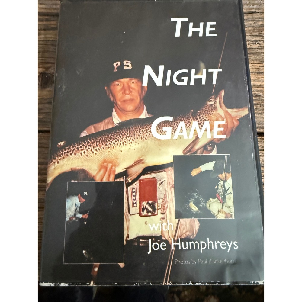 Y2K 2002 Joe Humphreys The Night Game Fly Fishing DVD Trout Techniques Black